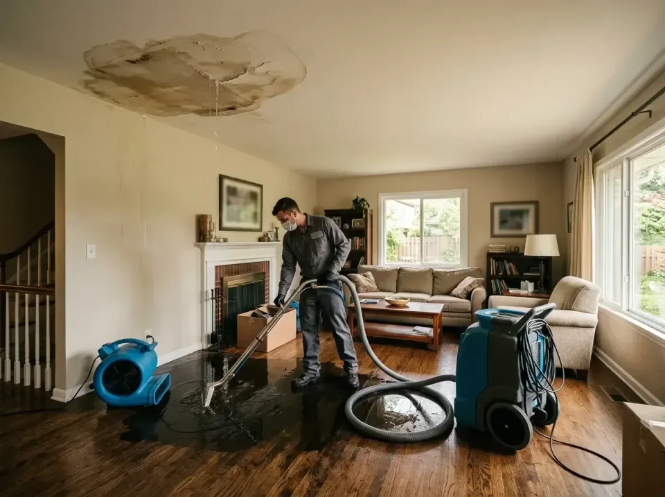 attic-pipe-burst-ceiling-drip-008 — frequently asked questions, Water Damage Restoration & Carpet Care in St. Michael, MN